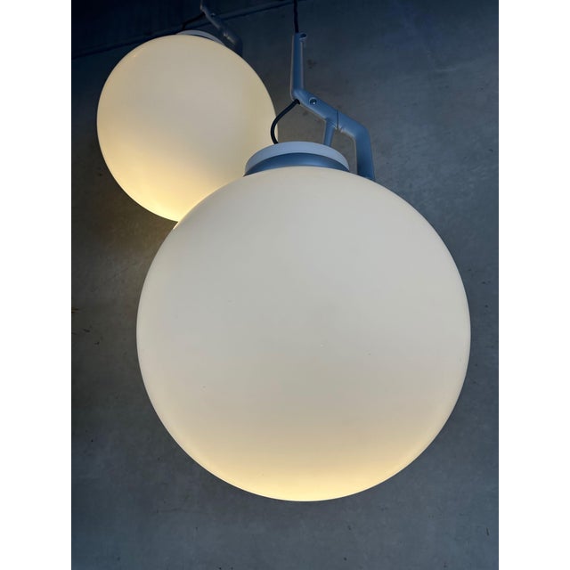 Metal Vintage Pendant Lamp by Paolo Rizzatto, 1990s For Sale - Image 7 of 17