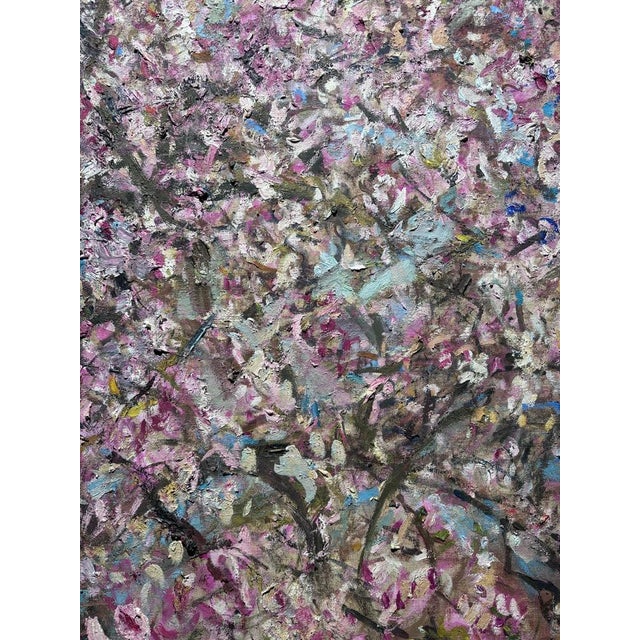 Anna Sogno, Flowering Tree, Oil on Canvas, 1991 For Sale - Image 4 of 10