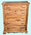 French Country Mid 20th Century Lea Industries Knotty Pine Chest of Drawers For Sale - Image 3 of 9