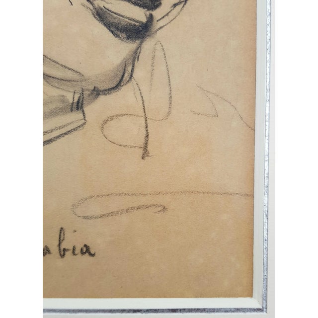 Picabia Francis - Woman Portrait - Pencil Drawing - 1940 - c.o.A For Sale - Image 6 of 12