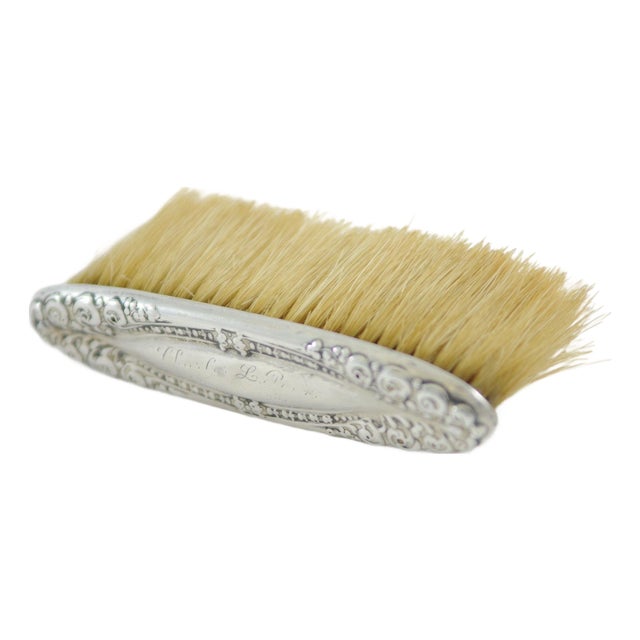 Late 20th Century Sterling Brush For Sale