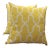 Throw Pillows, Contemporary Moroccan Pattern Yellow Pillows - a Pair For Sale