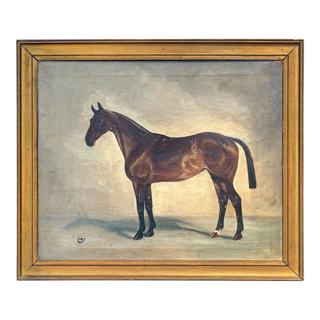 Late 19th Century English Thoroughbred Painting For Sale