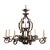 Early 20th Century French Louis XV Wrought Iron Eight-Light Chandelier For Sale