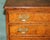 George III Style Burr Elm Chest of Drawers with Brushing Slide For Sale - Image 6 of 18
