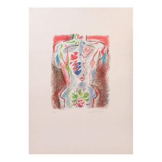 André Masson, Tattooed Torso, 1947, Lithograph For Sale
