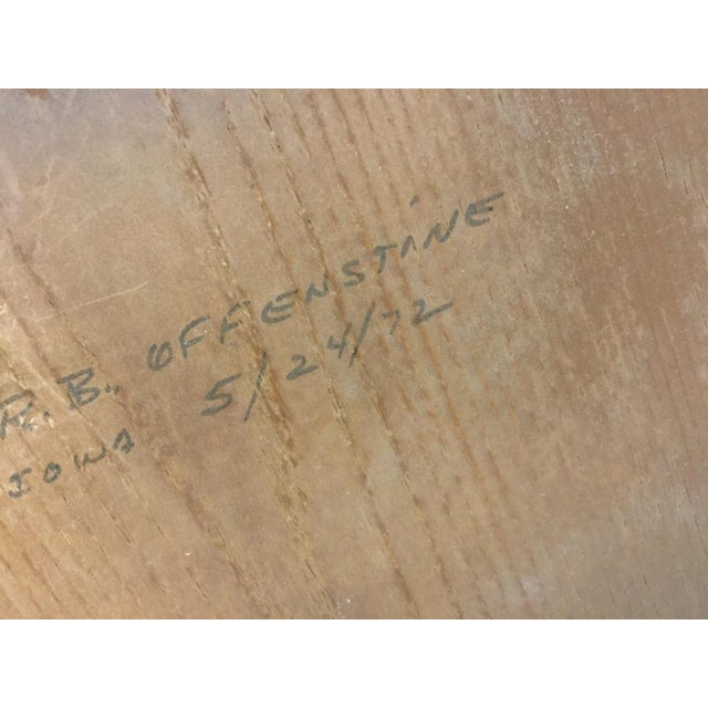 Wood Vintage Menu Waterloo Iowa 1972 Man Cave For Sale - Image 7 of 11