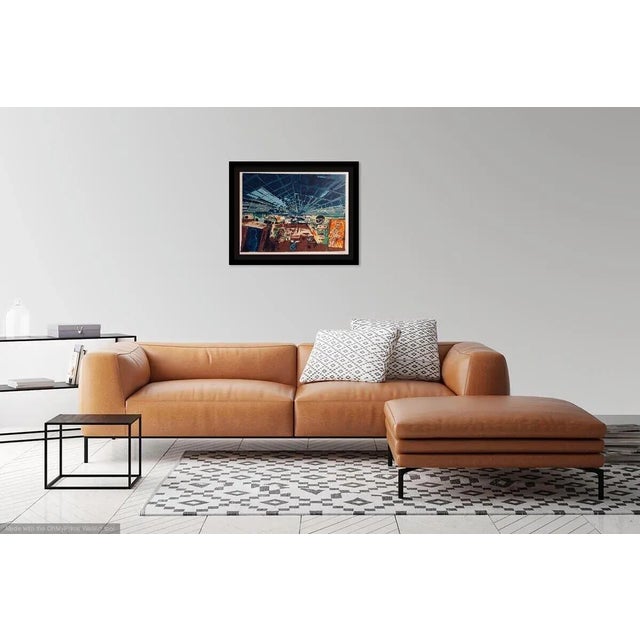 Contemporary Vintage John Hultberg Greenhouse Modern Figurative Print For Sale - Image 3 of 3