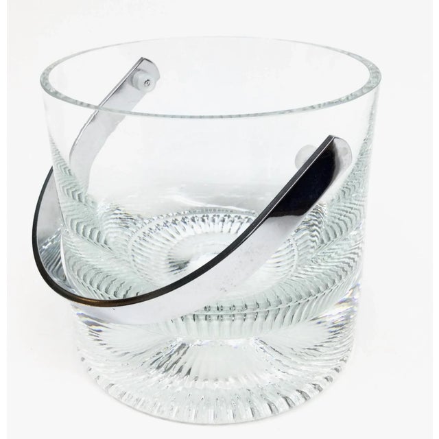 Baccarat Heavy Crystal Ice Bucket or Wine Cooler For Sale - Image 4 of 11