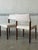 White Rosewood Upholstered Dining Chairs Set of 4 Vintage Mid-Century Modern 1960s For Sale - Image 8 of 10