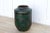 Asian Vintage Emerald Green Glazed Vase For Sale - Image 3 of 8