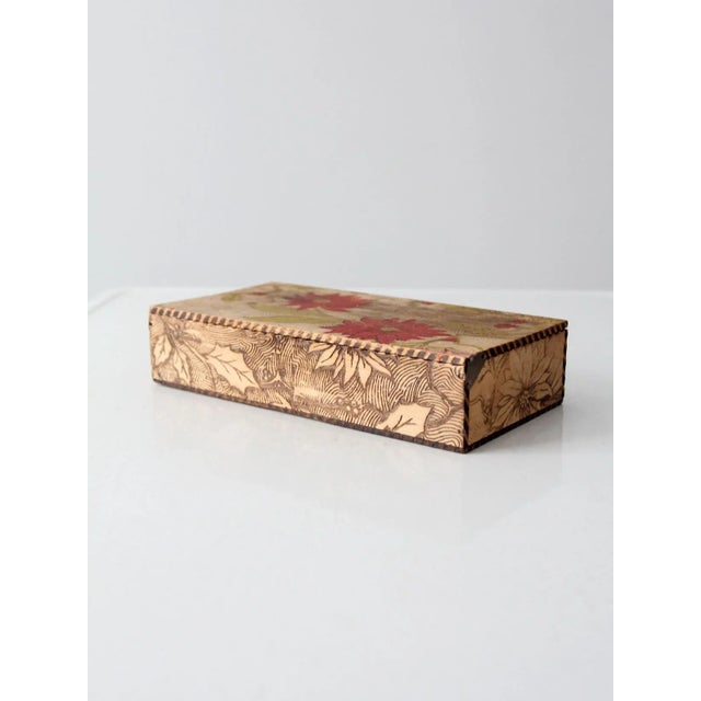 Victorian Pyrography Box For Sale - Image 6 of 12