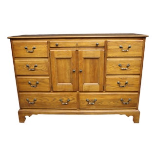 American of Martinsville Oak Dresser For Sale