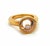 Contemporary Mid 20th Century Chopard Happy Diamond 18k Rose Gold Round Ring - Size 6.5 For Sale - Image 3 of 8