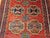 Mid 20th Century Vintage Afghan Tekke Bokhara in Allover Geometric Pattern in Red, Navy, Gray, Ivory For Sale - Image 5 of 11