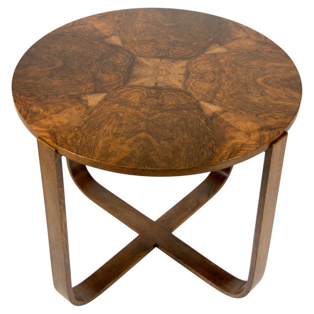 Art Deco H 168 Coffee Table by J. Halabala for Up Zavody, 1930s For Sale - Image 12 of 12