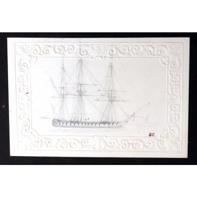 Four Studies of the Royal Navy Fleet George Bryant Campion (British, 1796-1870) Four jewel-like pencil drawings of Royal...