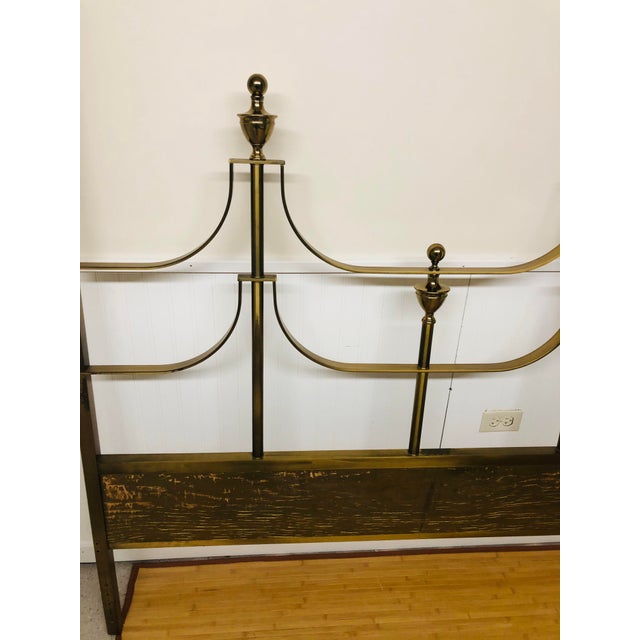 Vintage Queen Mastercraft Brass Headboard Chairish