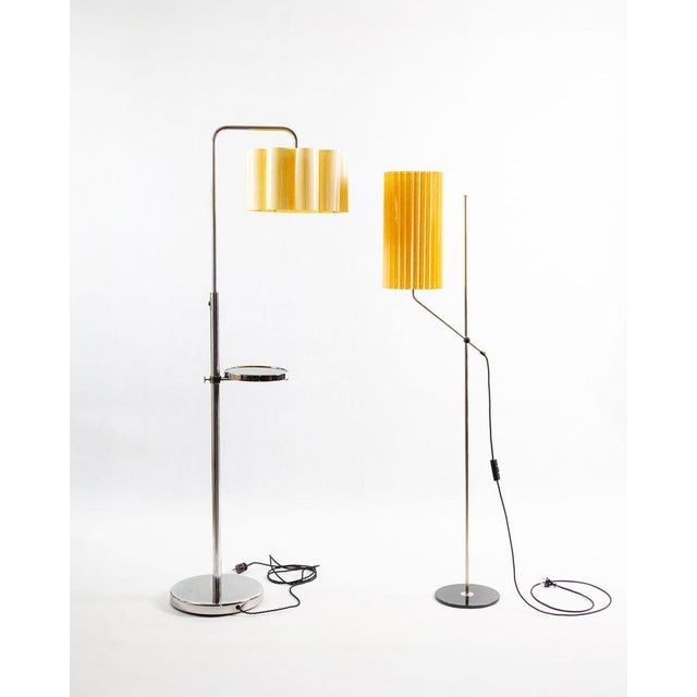 Czech Functionalist Floor Lamp, 1930s, in Restored conditions. Designed 1920 to 1949 European Plug (up to 250V).The wiring...