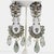 2000 - 2009 House of Prada Crystal and Mirror Dangle Clip-on Earrings For Sale - Image 5 of 10