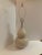 2000 - 2009 Beige Ceramic Gourd Table Lamp For Sale - Image 5 of 7