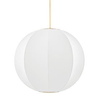 Hudson Valley Lighting Jupiter 28 in. 2 Light Pendant in Aged Brass Finish For Sale