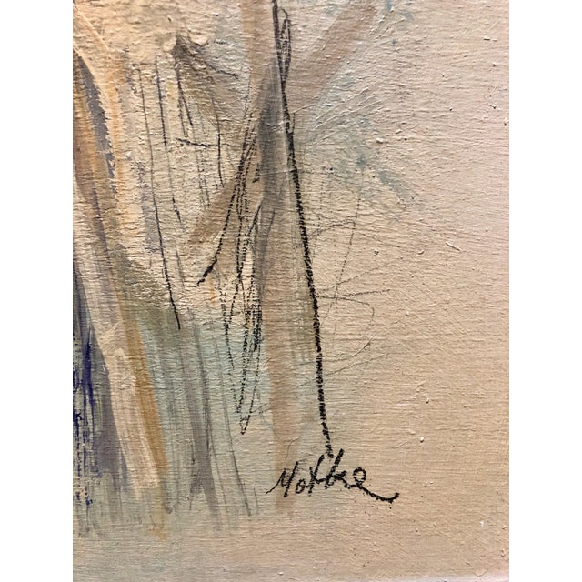 Motke Blum, Israeli Modernist Abstract Expressionist Oil Painting For Sale In Miami - Image 6 of 7