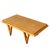 1950s Bespoke Mid-Century Stepped Oak Coffee Table W/ Knife Legs by Manheim House For Sale In Los Angeles - Image 6 of 11