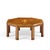 Baker Furniture Company Baker Burlwood and Brass Octagonal Coffee Table For Sale - Image 4 of 8