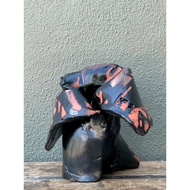 Vintage Ceramic Abstract Sculpture For Sale - Image 4 of 12
