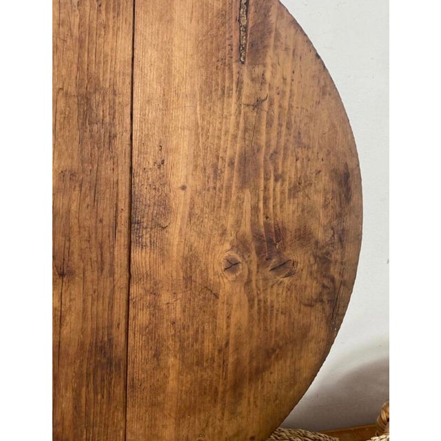 Rustic Wooden Serving Board, 1890s For Sale - Image 5 of 16