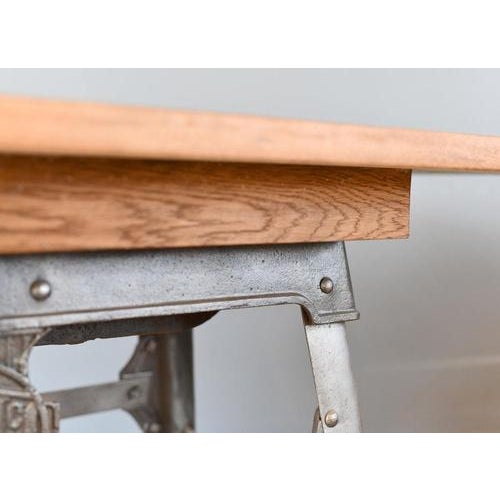 Large Industrial Dining Table by H Mc-G and Co LTD, 1920s For Sale - Image 11 of 13