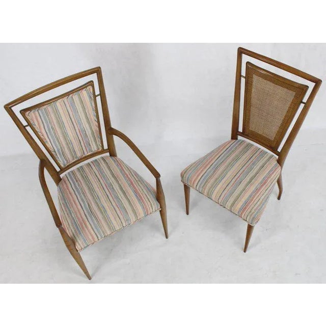 Mid-Century Modern Widdicomb Walnut Dining Chairs- Set of 6 For Sale - Image 6 of 12