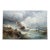 French School - 1874 - Shipwreck - Seascape - Romantism - Oil on Canvas - Monogrammed For Sale