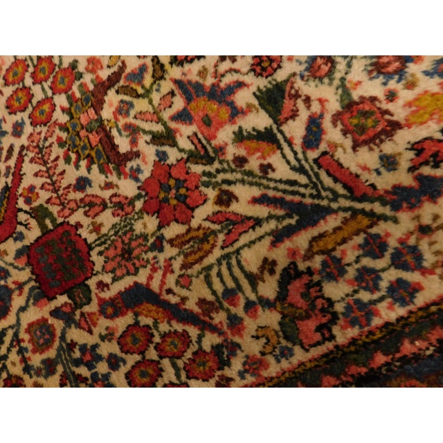 Vintage Handknotted Persian Runner Rug 3'x 9' For Sale In Los Angeles - Image 6 of 13