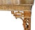Formations Dennis & Leen Chinese Chippendale Style Giltwood & Walnut Dining Table For Sale - Image 4 of 6