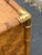Ornamental & Decorative Materials Vintage MCM Faux Bamboo & Rattan Campaign Style Low Dresser For Sale - Image 7 of 10