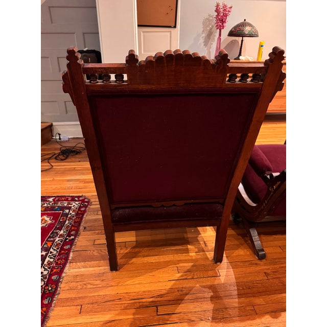 Late 19th Century American Eastlake / Renaissance Revival Chairs (Pair) For Sale - Image 9 of 11