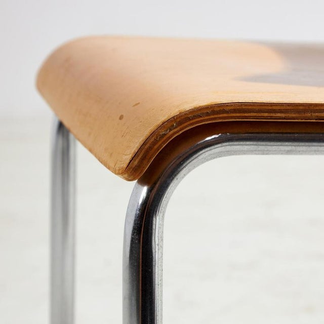 Vintage Beech Chair by Horgen Glarus, 1960s For Sale - Image 17 of 18