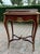 1900s French Louis XVI Mahogany Marble Side Table For Sale - Image 10 of 17