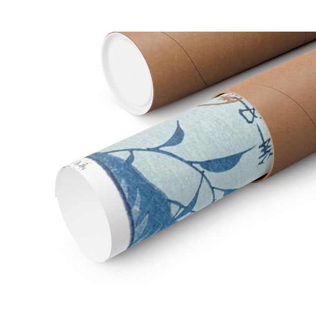 Blossoming Cherry Tree, Vintage Art Print Reproduction, 24″ × 36″ For Sale In Buffalo - Image 6 of 6