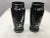 1920s Black Glass Silver Overlay Japanese Style Vases-a Pair For Sale - Image 4 of 12