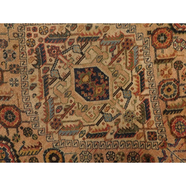 Antique Persian Wool Rug For Sale - Image 4 of 13