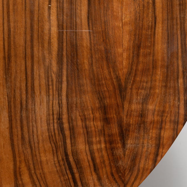 Art Deco 1920s Austrian Amber Top Quality Art Deco Extending Dining Table For Sale - Image 3 of 15