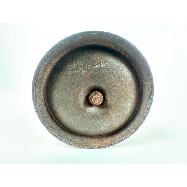 Mid-Century Modern Austrian Aluminium and Brass Umbrella Stand, 1960s For Sale - Image 10 of 11
