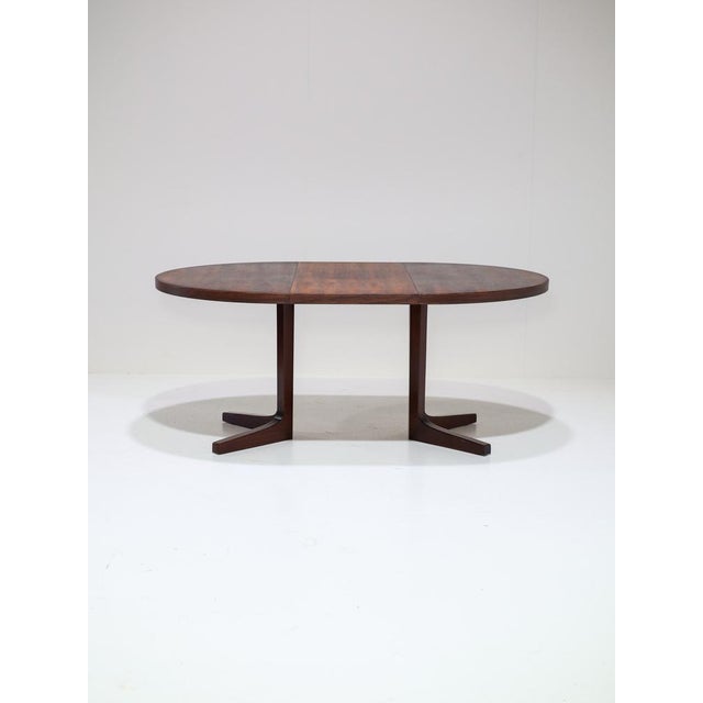 Mid-Century Modern Extendable Dining Table in Rosewood, Denmark, 1960s For Sale - Image 3 of 18