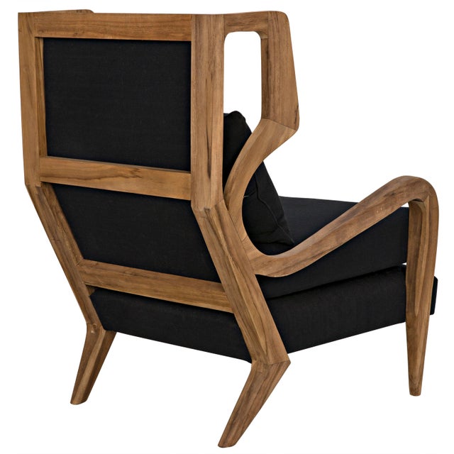 Not Yet Made - Made To Order NOIR Carol Chair, Teak For Sale - Image 5 of 10
