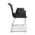 Mexico Chairs in Black Leather and Chrome from KFF For Sale - Image 12 of 16
