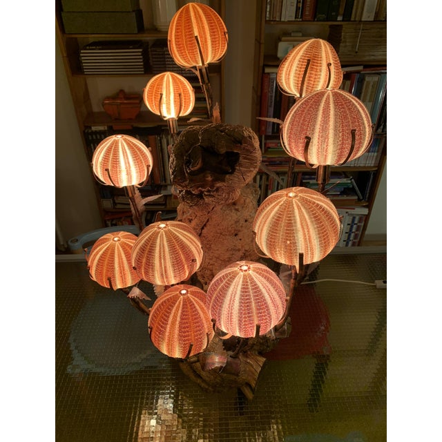 Brutalist Sea Urchin Lamp by Curtis Jere, 1960s For Sale - Image 15 of 18