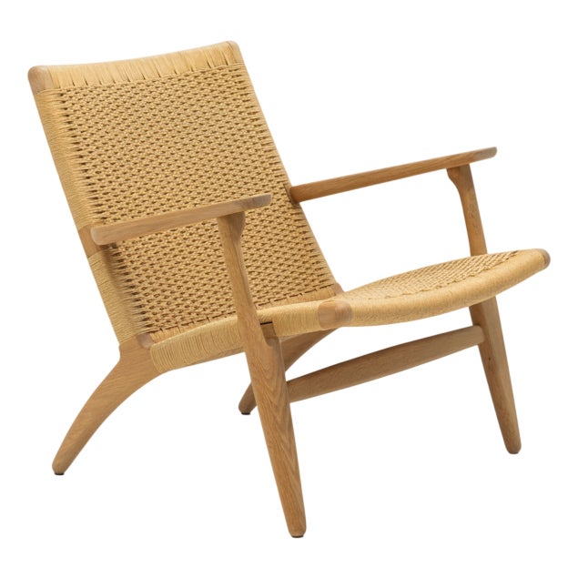 CH25 Lounge Chair by Hans J. Wegner for Carl Hansen, 2000 For Sale